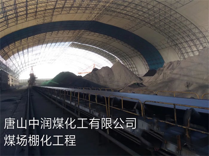 四川中潤煤化工有限公司煤場棚化工程